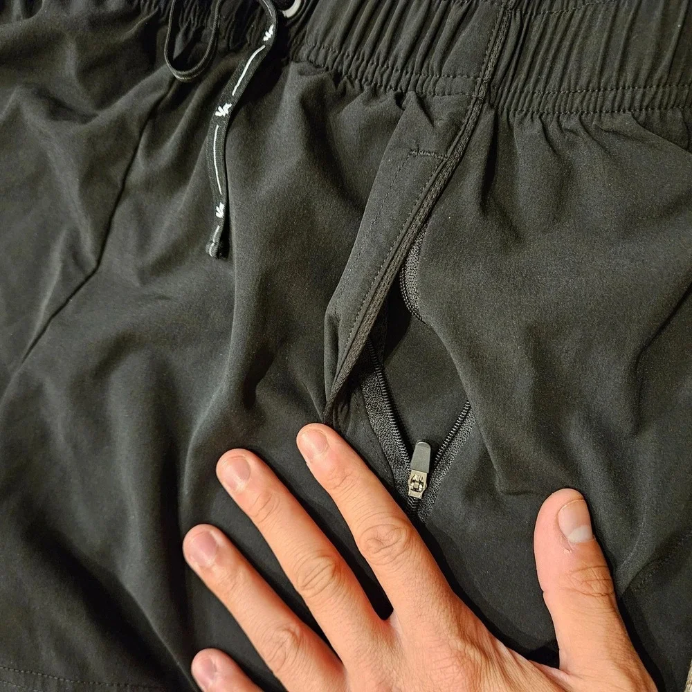 YoungLA Bodybuilding Training Shorts Men's Small Black 4